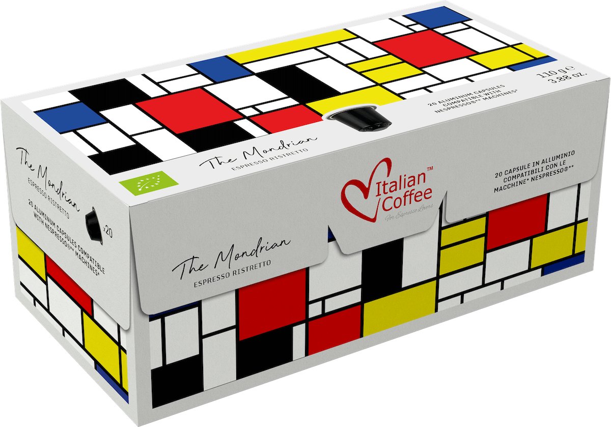 Italian Coffee® Aluminum The Mondrian Organic