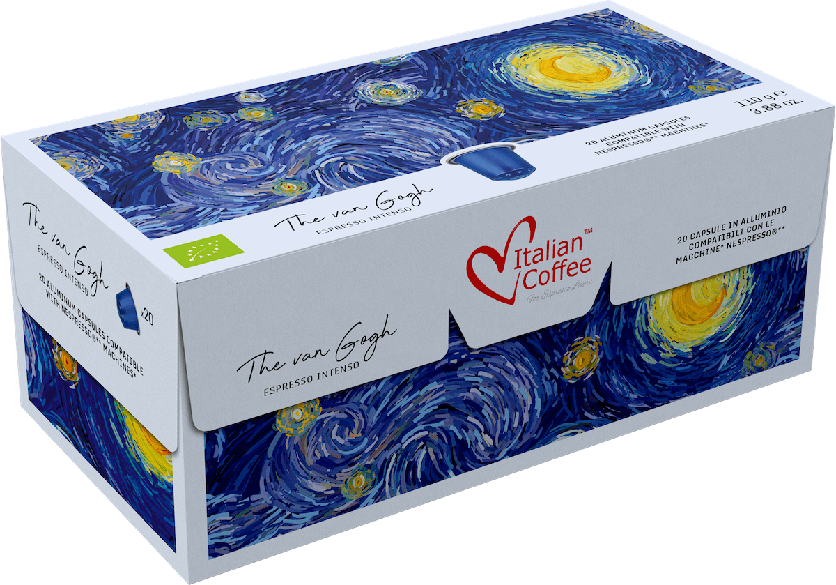 Italian Coffee® Aluminum The VanGogh Organic